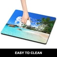 thumbnail image 5 of Dish Drying Mat, 16x18" Absorbent Drying Mat for Kitchen Counter, Cute Heat Resistant Dish Drying Pad Anti-Slip Dish Mat Drying Kitchen Mat, Dish Rack Mats for Bar Counter, Happy Beach, 5 of 5