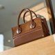 thumbnail image 5 of Sonducket Bolso cruzado para mujer, estilo Simple a la moda, asa de elevación, Color sólido, Rectangular, para teléfono móvil, lápices Bolsas de mensajero y de hombro Café, 5 of 6