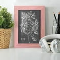 thumbnail image 5 of Graphic Foliage VI - Framed Print w/glass - Sunset Pink, 5 of 6