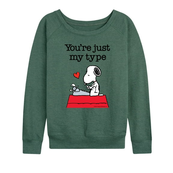 Peanuts - You're Just My Type - Women's French Terry Long Sleeve Shirt