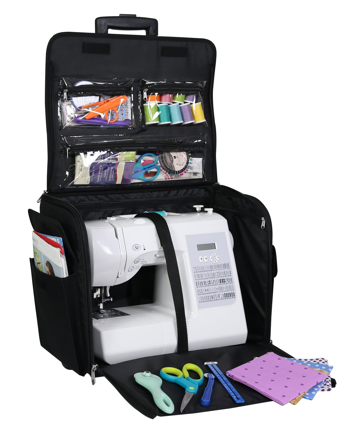 Everything Mary Rolling Sewing Machine Storage and Transport Tote