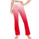 thumbnail image 1 of Odeerbi 2-13 Años Niñas Pierna Ancha Pantalones Yoga Gradiente Workout Danza Deportes Atlético Pantalones Elasticidad Lindo Alta Cintura Pantalones Pierna Recta, 1 of 9