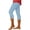 Light Blue, variant on Kukoosong Yoga Pants for Women, Women's Solid Color Elastic Denim No Pocket Leggings, Fitness and Casual Leggings Cropped Pants, Workout Athletic Leggings
