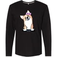 thumbnail image 3 of Inktastic Corgi Puppy Girl Long Sleeve T-Shirt, 3 of 5