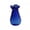 B, variant on Pnellth Tiny Decorative Vase Mini Vase Miniature Blue Glass Vase Tiny Decorative Flower Holder for Miniature Houses Diy Projects Small Floral Arrangements