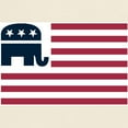 thumbnail image 3 of CafePress - GOP Flag Light T Shirt - Light T-Shirt - CP, 3 of 4