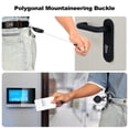 thumbnail image 6 of Sylvtty Heavy Duty Retractable Keychain with Magnetic Closure Tactical ID Badge Holder Reel Carabiner Clip Easy-pull Buckle, 6 of 6