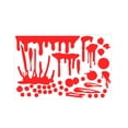 thumbnail image 1 of Bearachild Adhesivo decorativo para pared de Halloween, impermeable, DIY, adhesivo luminoso sangriento, autoadhesivo, suministro de decoración para sala de Kits de decoración para fiestas tipo 3 Bearachild HA064930-03, 1 of 6