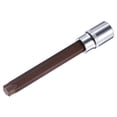 thumbnail image 1 of Unique Bargains 1/2' Square Drive x T60 Torx Bit Socket, S2 Steel Bits, CR-V Sockets 140mm Length (for Hand Use Only), 1 of 6