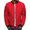 Red, variant on LANGWYQU Spring Fall Men Solid Casual Stand Collar Zipper Jacket Coat