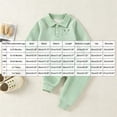 thumbnail image 6 of yboeqw Toddler Boy 2 Piece Stripe Print Clothing Long Sleeve T-Shirt and Jogger Set Crewneck Tee Elastic Waist Outfits Set Green,Size 3-4 Years, 6 of 7