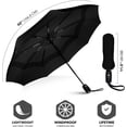 thumbnail image 2 of Repel Umbrella Windproof Travel Umbrella - Wind Resistant, Small - Compact, Light, Automatic, Strong, Mini, Folding And Portable - Backpack, Car, Purs, 2 of 2