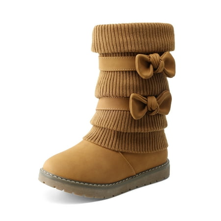 

DREAM PAIRS Girl s Winter Snow Boots Faux Fur Lined Mid Calf Shoes
