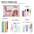thumbnail image 4 of Hirioo Christmas Gnome With Love for Paper Reusable Cosmetic Bag Zipper Encouragement Travel Pouch Toiletry Bag for Women Girls, 4 of 7