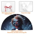 thumbnail image 3 of Lsque Chucky Print Christmas Tree Skirt, Tree Skirt with Ties or Velcro, Perfect for Holiday Decorations, Halloween, and New Year-30", 3 of 7