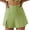 Green, variant on Ediodpoh Tennis Skirts Women High Elastic Waisted Pleated Ruffle Cute Shorts Beach Flowy Casual Shorts Skirt for Yoga Women's Skirts Khaki XL