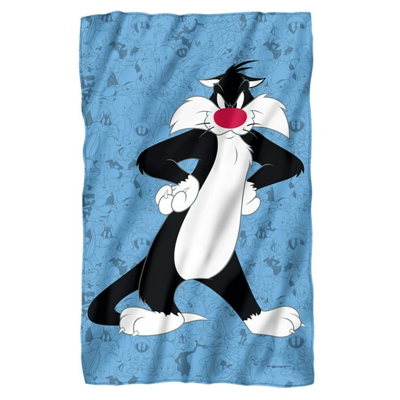 Looney Tunes Blanket, 36"x58", Sylvester Character Fleece Blanket