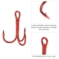 thumbnail image 4 of Greensen Hameçon de Pêche, Hameçon à Poisson, 100 Pcs Hameçons Triples Rouges Hameçon en Acier à Haute Teneur en Carbone Accessoires de Pêche, 4 of 8