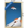 thumbnail image 3 of NFL Denver Broncos - S. Preston Mascot Miles 20 Wall Poster, 14.725" x 22.375", Framed, 3 of 3
