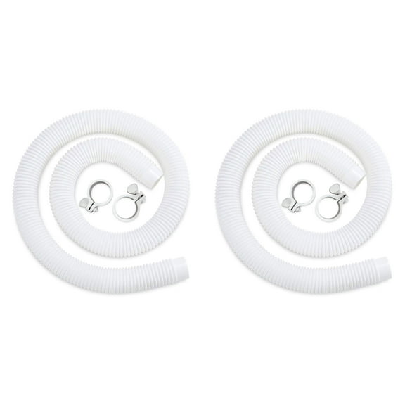 Funsicle 59"x1.5" Universal Replacement Above Ground Pool Hose Kit (2 Pack)