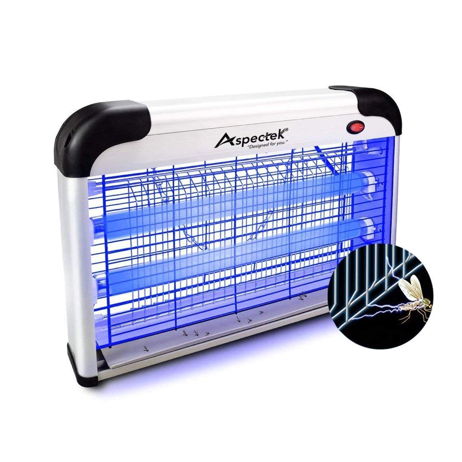 Aspectek 20W Bug Zapper Electric Indoor Insect Killer and Mosquito Fly Killer Za 