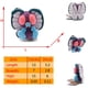thumbnail image 3 of Peluche de Pokémon Butterfree, adorable y suave muñeco de peluche con forma de mariposa brillante, colección de animales de monstruo de bolsillo, regalo de cumpleaños, 3 of 5