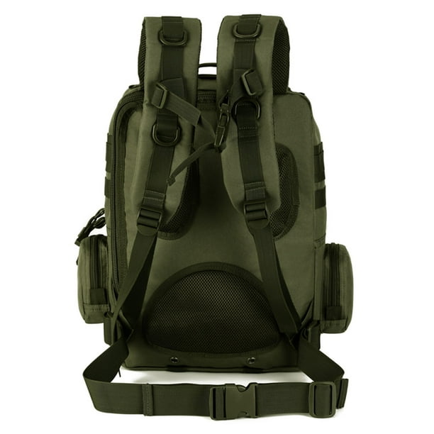 Naiovety de senderismo Unisex Resistencia al desgaste Nylon 30L Ganchos Bolsa de camping Equipo deportivo Accesorios de ciclismo Bolsas de Mochilas de mochilero Ejercito verde Naiovety OD023072-03