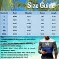 thumbnail image 2 of Yiaimeir Hawaiian Print Men's Printed Casual Round Neck Short Sleeve T-shirt, 2 of 4