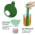 thumbnail image 7 of DIY. STORE 7 in 1 Canning Kit Include Steamer Rack,Canning Funnel,Jar Lifter,Wrench, Tongs,Lid Lifter/Bubble Remover Tool.Suitable for Easy Learning and Making of Household Mason Canning (Green), 7 of 7