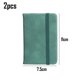 thumbnail image 2 of Mini libreta de bolsillo elegante de los cuadernos del diario del cuero de la tapa dura, verde, 2 of 5