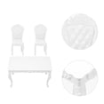 thumbnail image 3 of 1 Set of Mini House Furniture Model Micro Table Chair Set Playhouse Accessory, 3 of 7