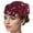 Wine red, variant on Cocktail Party Hat Embroidery Flower Fascinator Hat Church Caps 20s Flapper Bowler Hat Masquerades Vintage Headpiece