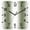 White seaweed green, variant on Dark Green Wooden Wall Clock Silent Non Ticking, Modern Gradient Vertical Stripes Geometric Square Wall Clocks Battery Operated, Decor Clock for Home Office, Living Room, Kitchen, 12 Inch