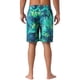 thumbnail image 3 of INSPIRAR CHIC Pantalones Cortos de Baño de Verano Hawaianos para Hombre con Estampado Floral Tropical y Cintura Elástica con Cordón 30 Verde Oscuro, 3 of 5