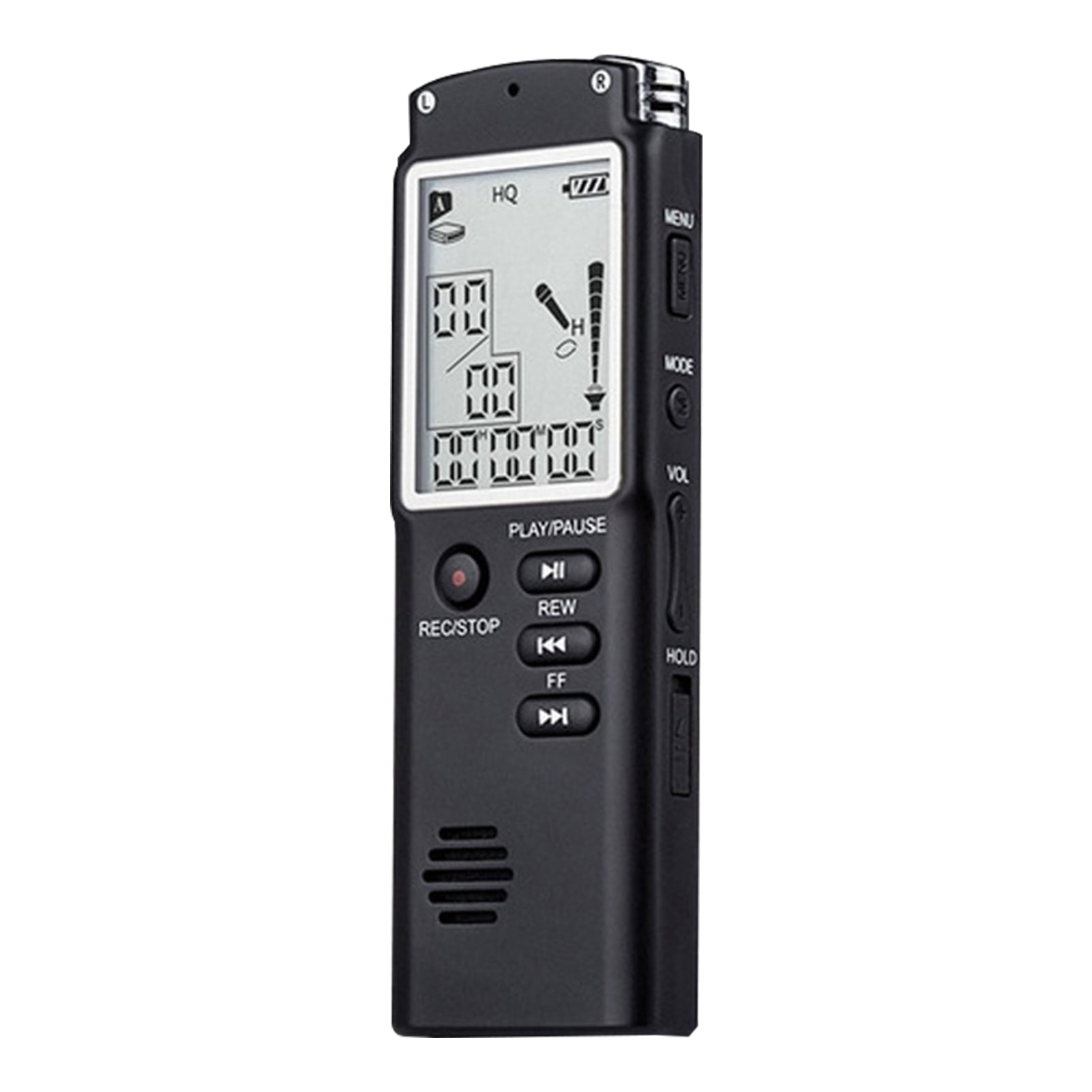 PocketRec - Mini grabadora de voz de 64 GB, grabadora activada por voz con  capacidad de grabación de 750 horas, dispositivo de escucha, 35 horas de