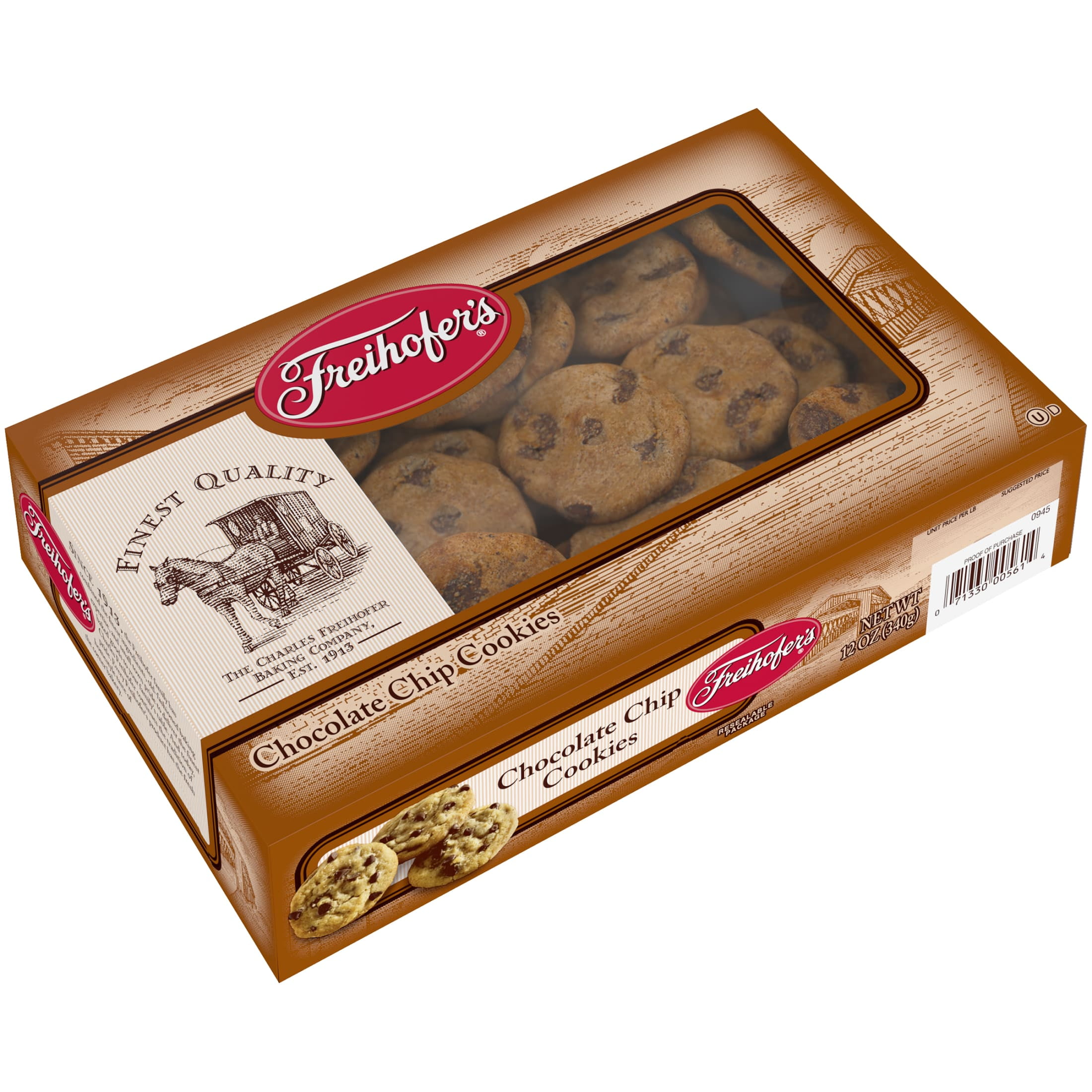Freihofer's Chocolate Chip Cookies, 28 count, Cookies, 12 oz Box