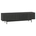 thumbnail image 5 of Evelyn&Zoe Whitman Rectangular TV Stand for TV's up to 75", Charcoal Gray, 5 of 5