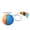 Multicolor, variant on Multicolor Automatic Irregular Rolling Cat Ball Toy with Furry Mouse Tail Attachment, Obstacle Avoidance Electric Interactive Teaser Ball, Hands-Free Indoor Kitty Exercise Toy for Kittens Adult Cats
