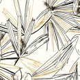 thumbnail image 3 of Pinto, Patricia 12x12 Black Modern Framed Museum Art Print Titled - Selva Black And Gold Sketch II, 3 of 5