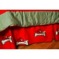 thumbnail image 2 of Comfy Feet NEBDRKG Nebraska Printed Dust Ruffle King, 2 of 2