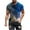Blue, variant on KIHOUT Men's Cotton Blend Short Sleeve Crew Neck T Shirts, Full Printed Shirts Casual Workout Sports Tops Blosue for Men