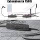 thumbnail image 3 of Kit de reparación de extensión de cable, Protocolo de Soporte de 1000 M IP68 Extensor impermeable Al Extensor de Cable de Reemplazo de 150 Pies Con 4 Terminales para El, 3 of 7