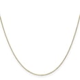 thumbnail image 3 of 10k Yellow Gold .8mm Cable Chain Necklace Pendant Charm Round Link, 3 of 9