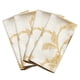 thumbnail image 5 of Benson Mills Harmony Scroll - Juego de 4 servilletas de tela tejida de damasco para fiestas diarias, ocasiones especiales, bodas y días festivos (servilletas de 18.0 x 18.0 in, plateadas - doradas), 5 of 5
