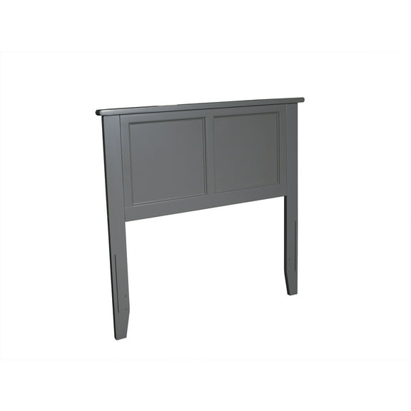 AFI Madison Headboard with Attachable Charger Grey Painted Twin