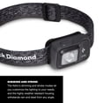 thumbnail image 2 of BLACK DIAMOND Linterna frontal LED Astro 300, linterna frontal resistente a la lluvia IPX4 con batería regulable para acampar, caminar, correr, trabajar, viajar, grafito, 2 of 2