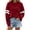 Red, variant on Staron Fall Winter Sweaters for Women Cozy Oversized Knit Pullover Round Neck Long Sleeve Loose Comfy Casual Basic Fashion Tops Army Green L