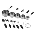 thumbnail image 2 of Multi Baking Cups,10PCS Stainless Steel Measuring Measuring Cups Stainless Steel Baking Tools Revolutionary Design, 2 of 14