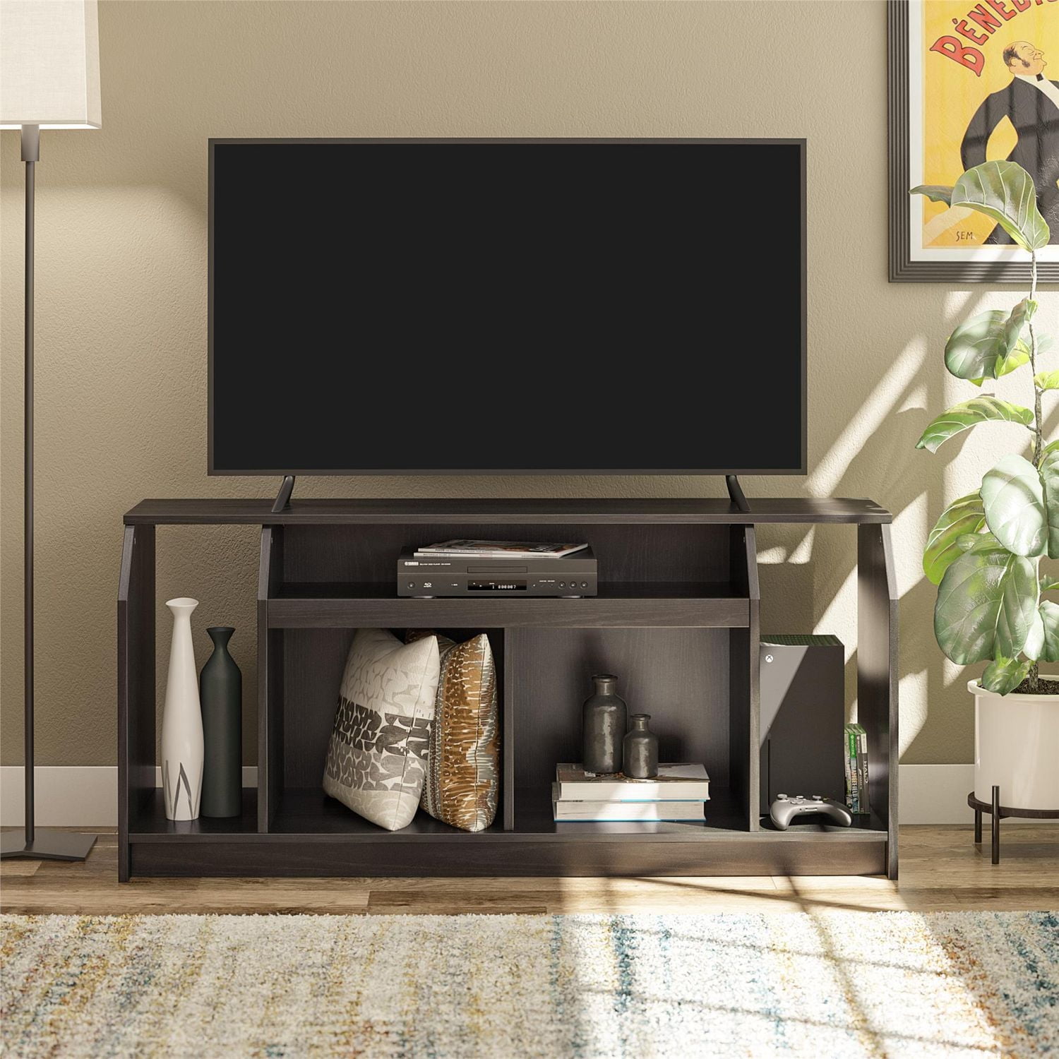 The Loft TV Stand for TVs up to 59” , White