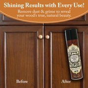 Goddard's Cabinet Makers Wax Spray, Wood Furniture Polish, Conditioner and Dust Cleaner with Bees Wax and Lemon Oil, Shine & Stain Protection, 12 oz
